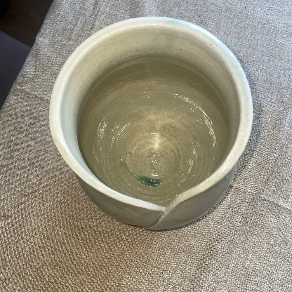 Vintage Art Pottery Ceramic Handmade Vase Signed